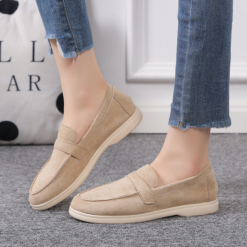 大码女鞋44一脚蹬网红单鞋43-41