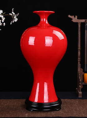 美人瓶玄关电视柜送礼盒德化陶瓷