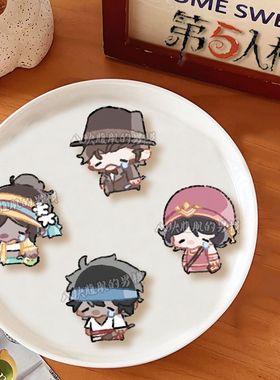 第5人格胸针森系徽章魔术师舞女击球手咒术卡通可爱挂件学生礼物