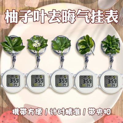 柚子叶可拉伸医生护士表静音挂表怀表伸缩电子考试夜光可生日礼物