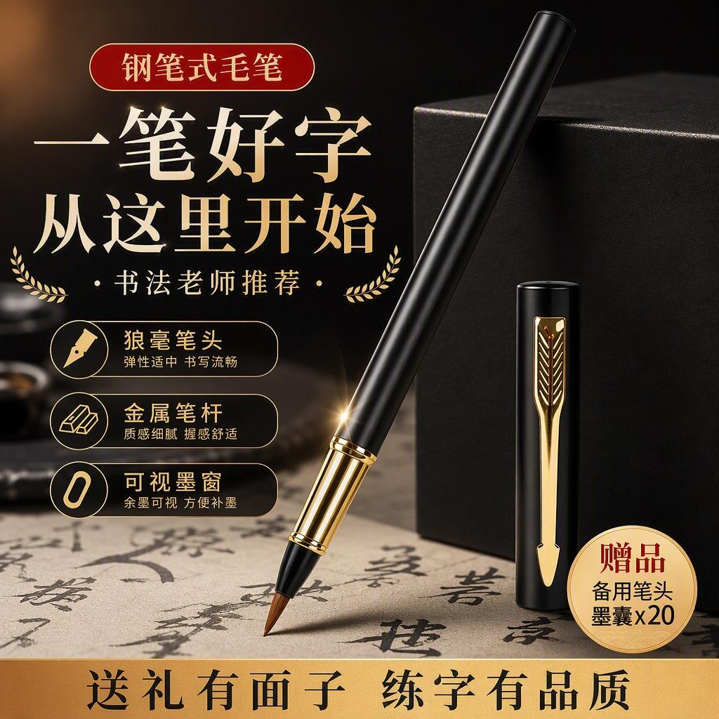 【练字好帮手】新款钢笔式毛笔图片
