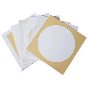 熟宣卡纸书法作品纸镜心国画卡宣工笔画生宣圆镜托裱镜片仿古加厚团扇外方内圆软卡长方形圆形幼儿园美术画纸