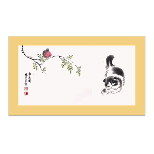 长方形宣纸生宣卡纸画纸作品书法扇面空白仿古萱卡镜片熟宣书画装裱镜心圆形软卡38cm工笔画圆镜托裱加厚团扇