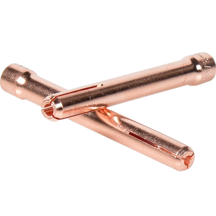 WP-17/18/26氩弧焊钨针夹紫铜焊针夹子乌针棒钨极夹头10N焊枪配件