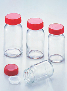 玻璃广口瓶玻璃溶剂瓶14mL/24mL/37.5mL/50mL/85.5mL/108mLAsone透明玻璃大口瓶棕色大口试剂瓶黄大口瓶含票