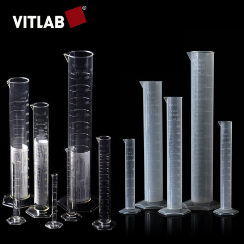 塑料刻度量筒A级PMP高透明附KB证书B级PP量筒VITLAB 10/25/50/100/250/500/1000/2000ml塑料直筒量杯含票包邮 - 封面