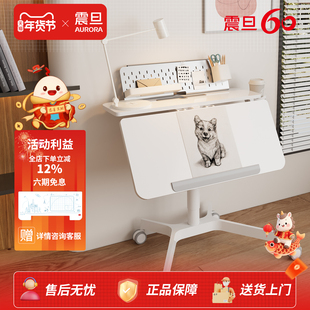 震旦可移动卧室办公桌家用升降儿童学习桌小户型折叠电脑桌书桌椅
