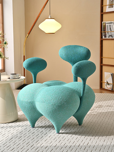 设计师魔术气球单人沙发椅斯堪 模 纳维亚轻豪华创意客厅网红时尚