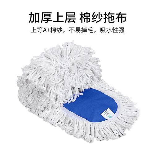 拖把头尘推布拖把布加厚超厚平板拖把替换布排拖布套头拖把配件