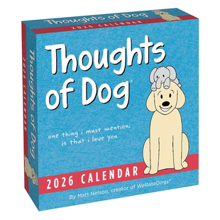 【代购】Thoughts of Dog 狗狗的奇思妙想 2026 每日日历