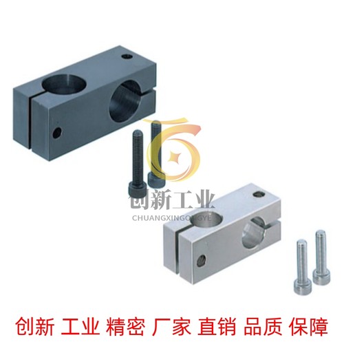 圆棒固定夹十字连接件光轴交叉连接块钢管连接块十字轴夹夹座