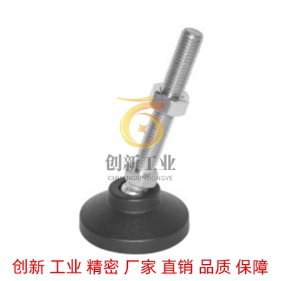 WAR31-D50-M10-M12-M16-L75-L100-L150 万向调节脚杯 尼龙底座型