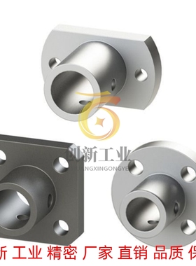 米思米导向轴支座支架型安装孔通孔螺孔型标准型长导向型ATHC3-MB