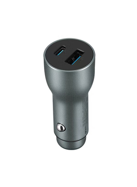 （公牛）CA525车载充电器USB-C双口快充金属外壳汽车充电头