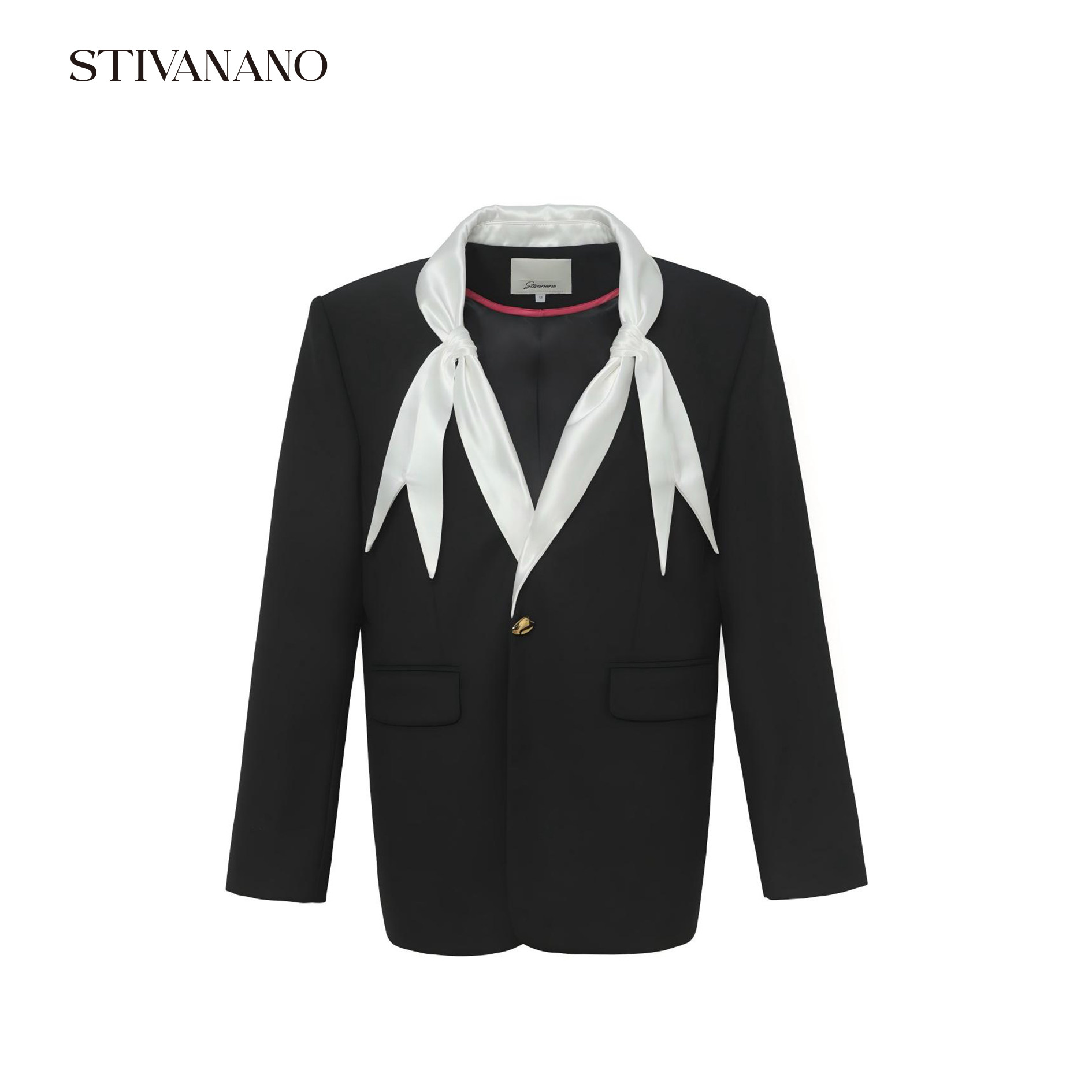 Stivanano 白色醋酸燕西装