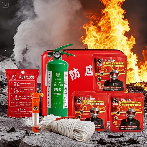 万宝消防应急包箱具罩灭火器