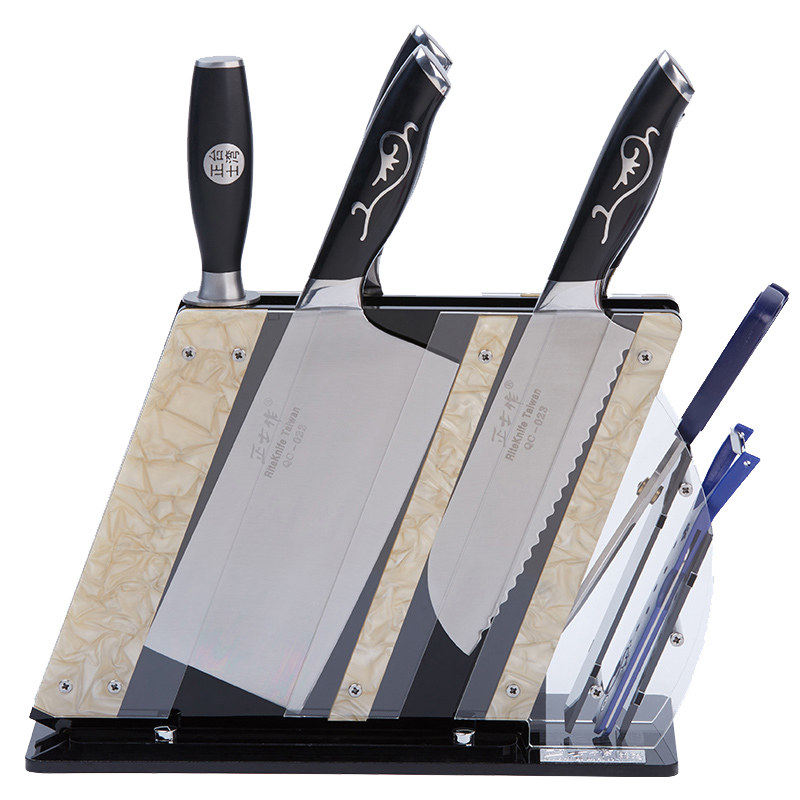 正士作金门菜刀不锈钢八件套