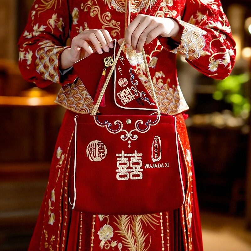 结婚红包袋中式红色婚包加厚