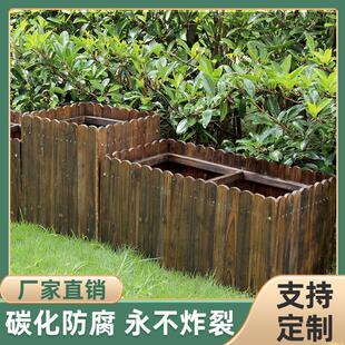 实木防腐木花箱阳台室外室内户外种植花盆菜盆松木花箱长方形花槽