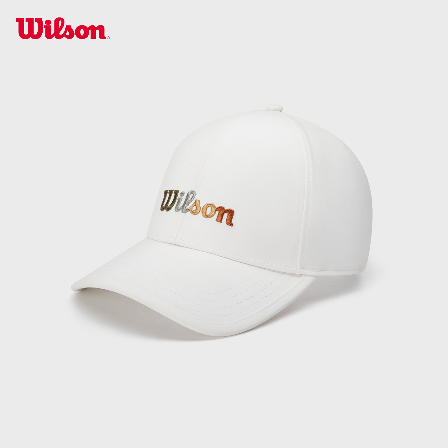 Wilson男女同款网球撞色棒球帽图片