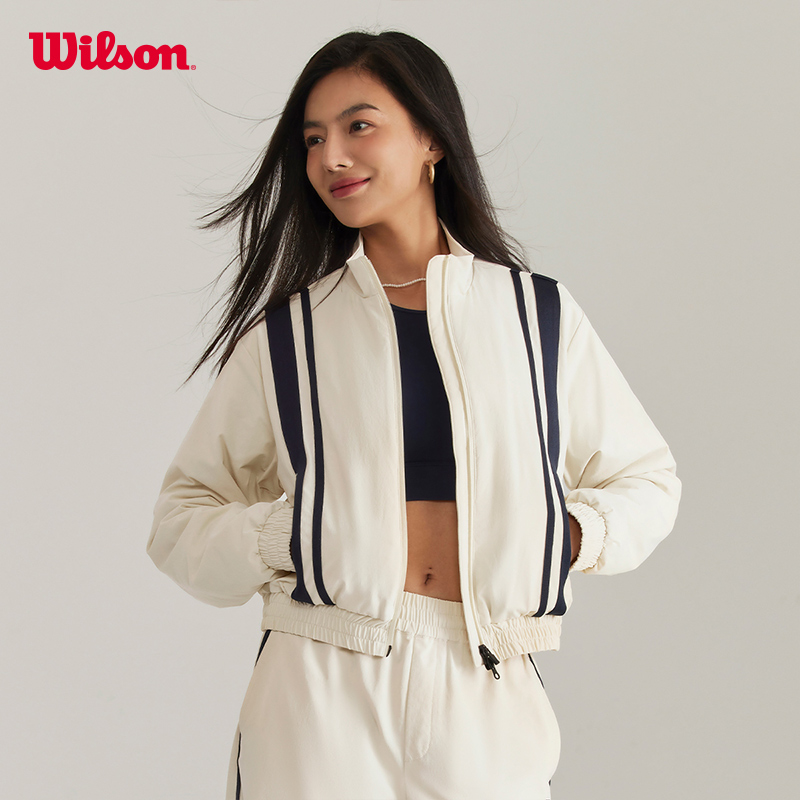 Wilson威尔胜宽松微皱保暖棉服