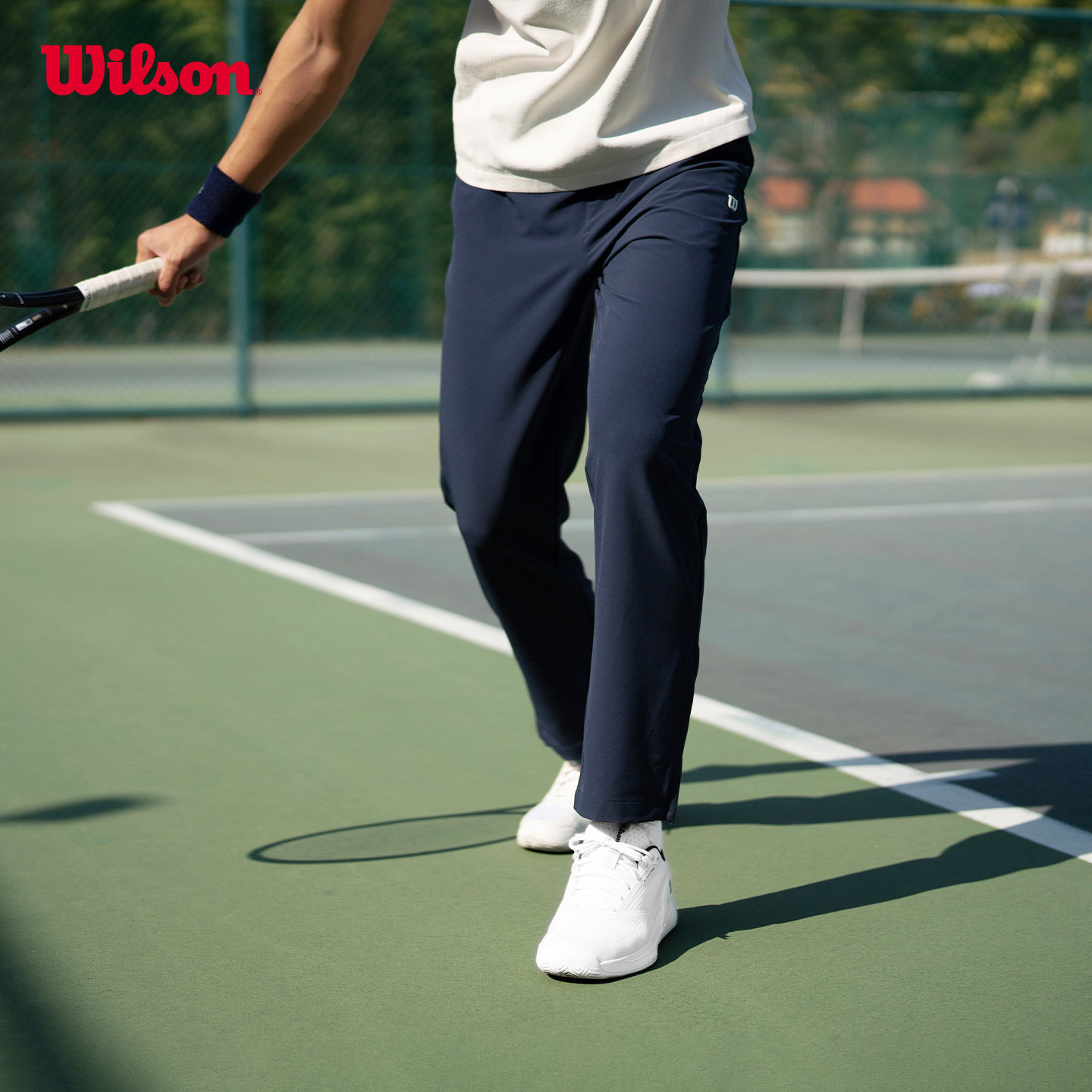 Wilson威尔胜官方春季男士DEPTH SHOT高弹力网球运动梭织长裤