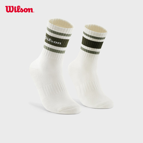 Wilson威尔胜官方抗菌网球高腰袜