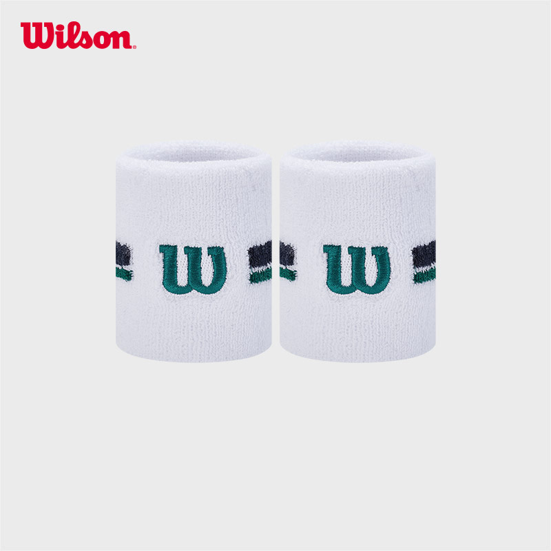 Wilson威尔胜官方2024新款中性细密编织刺绣logo网球运动护腕
