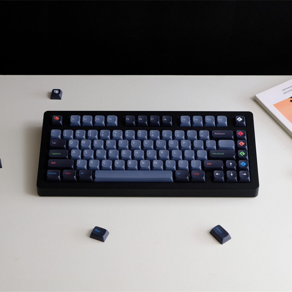 码农 PBT XDA高度 热升华 机械键盘帽 wooting 醉鹿 雨75图片
