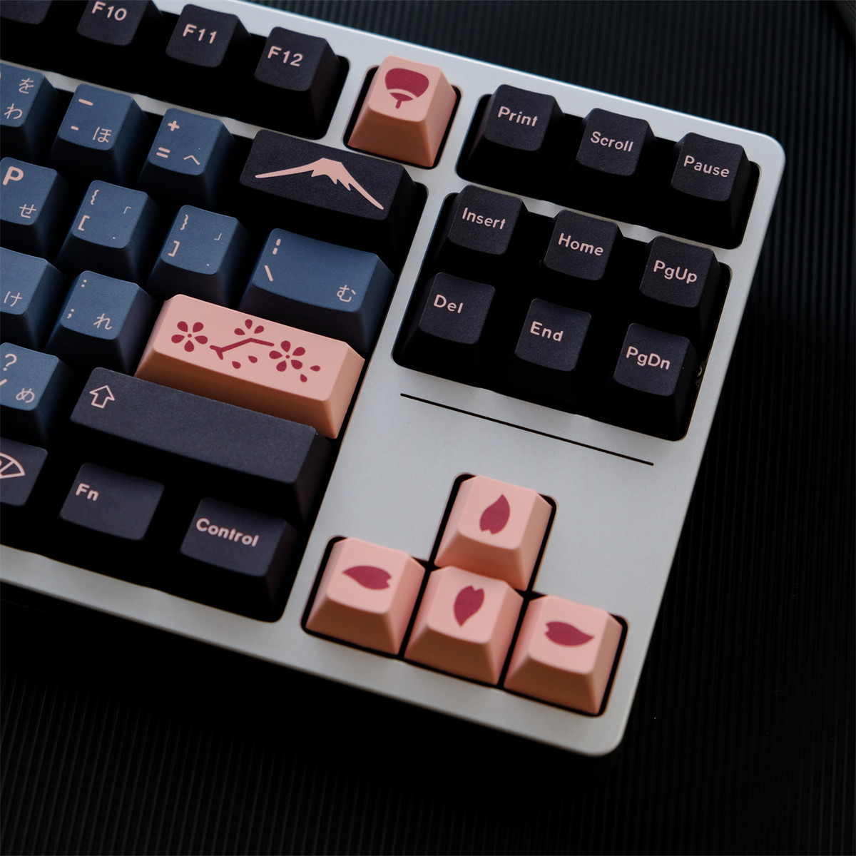 JTK NIGHTSAKURA 원래 높이 키 캡 PBT 승화 IKBC NINGZHI 68|75|87|980