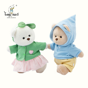 TeddyTales莉娜熊情侣毛绒玩偶相惜相依书包挂件新年礼物女高颜值