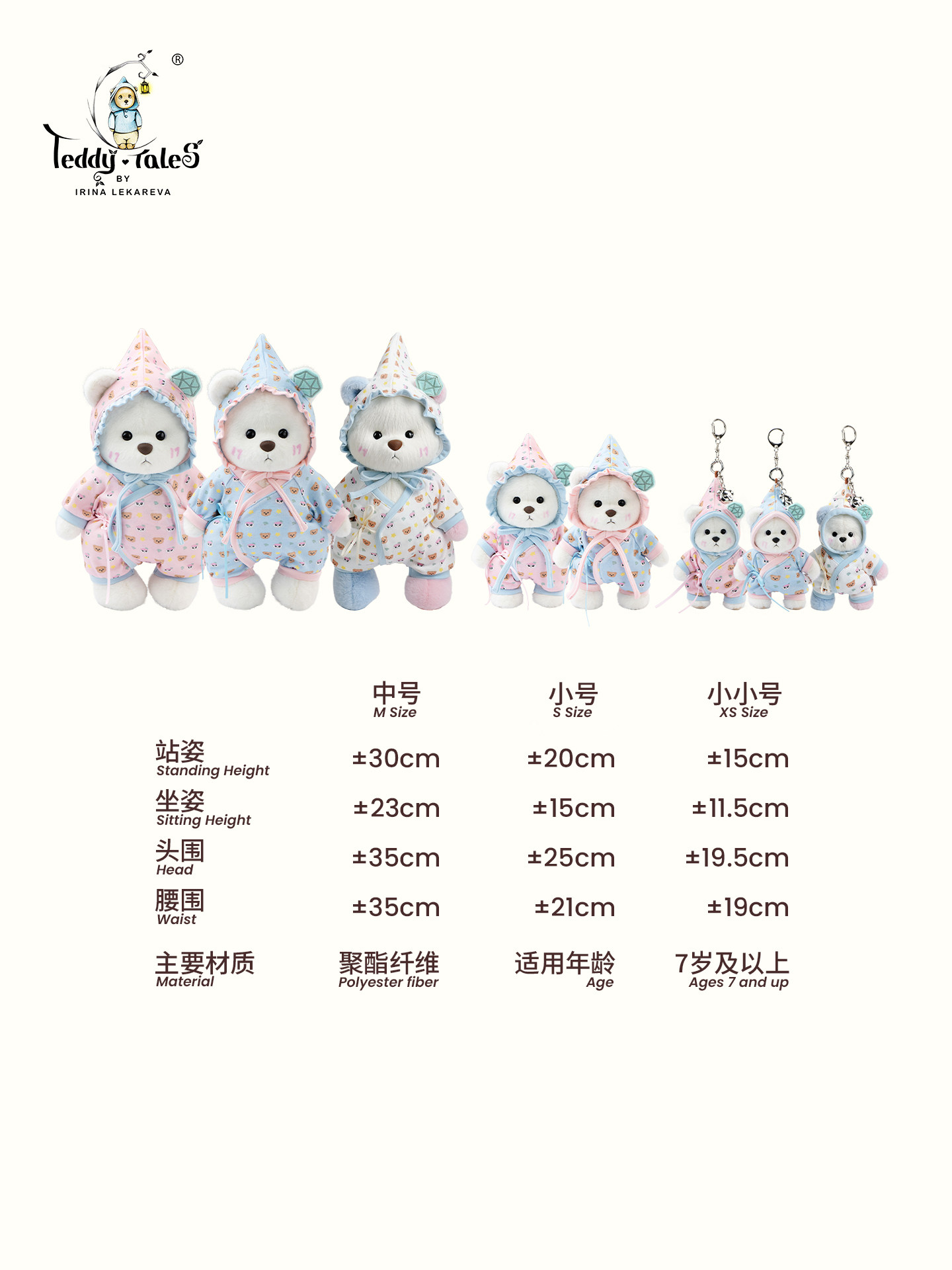 Teddytales Bongbong Bear Plush: SVT Lina Bear Series - Taobao product photo 5
