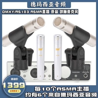 DMXY/AS183 ASMR助眠哄睡声控直播3D双声道立体声麦克风话筒设备