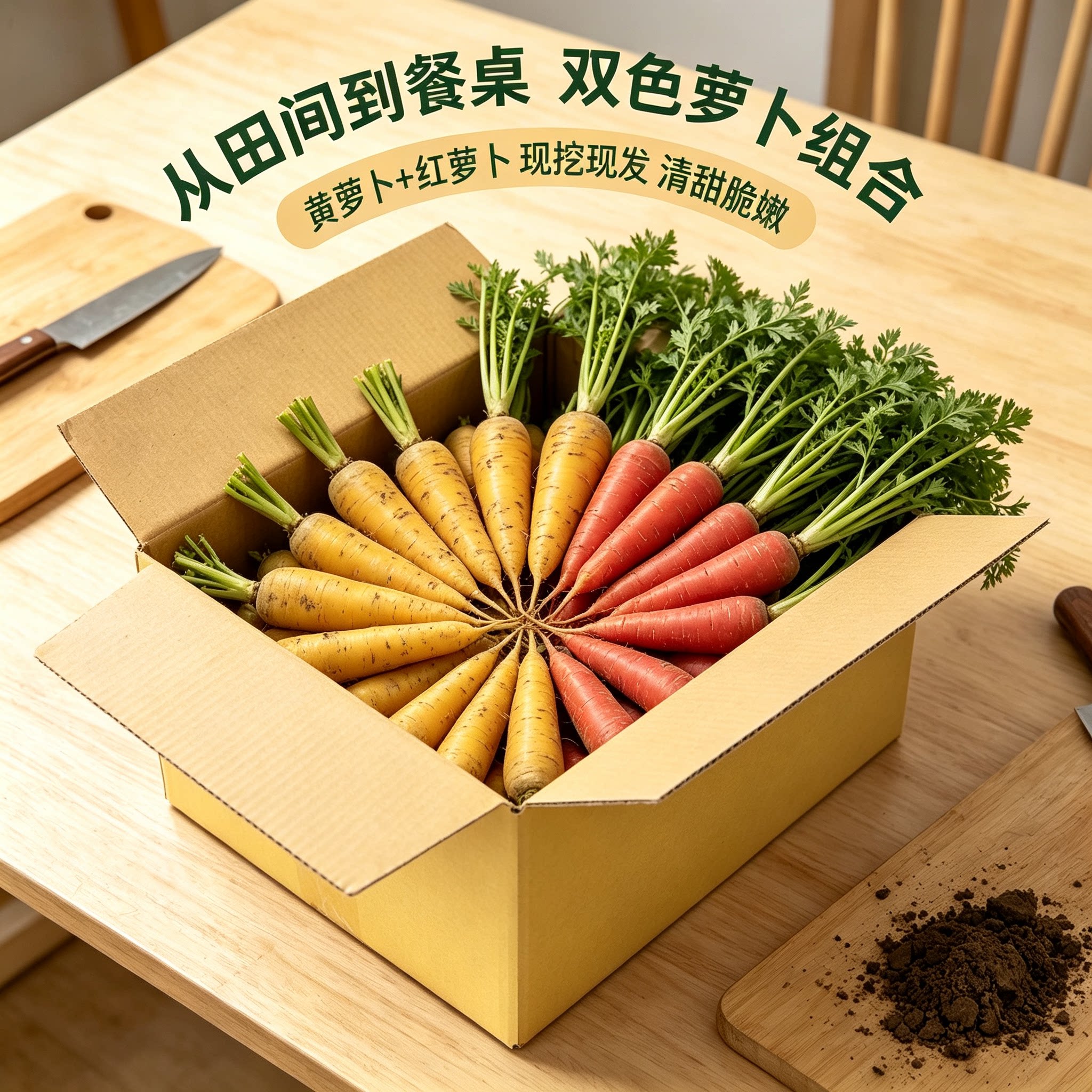 黄萝卜新疆水果新鲜抓饭
