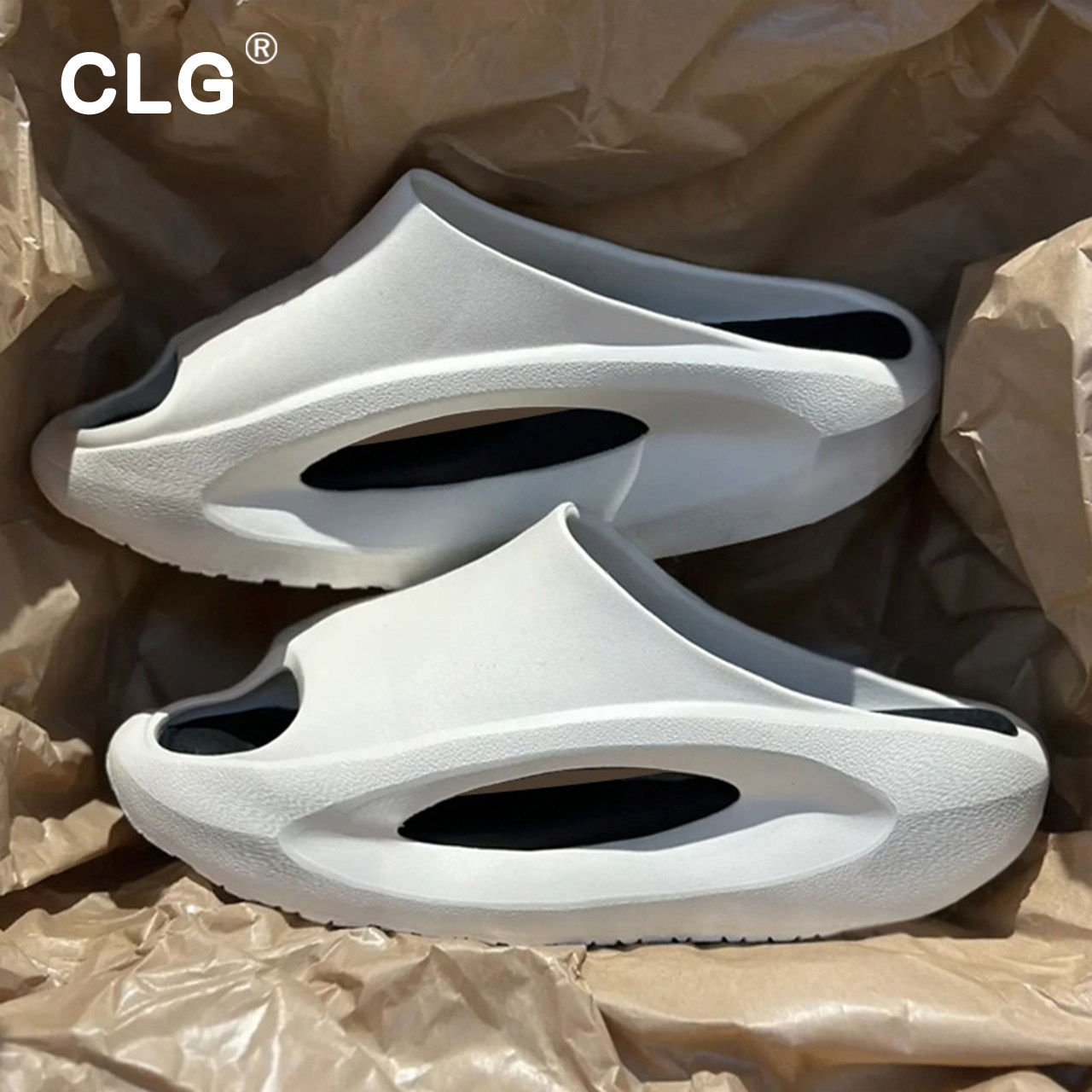 GLG TUSENJU韩式踩屎感EVA凉拖 厚底防滑夏季情侣沙滩凉鞋