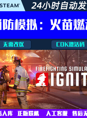 可联机消防模拟：火苗燃动 Firefighting Steam 游戏CDK激活码