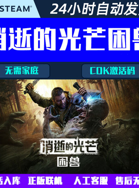 正版联机消逝的光芒困兽Dying Light: The Beast Steam游戏激活码