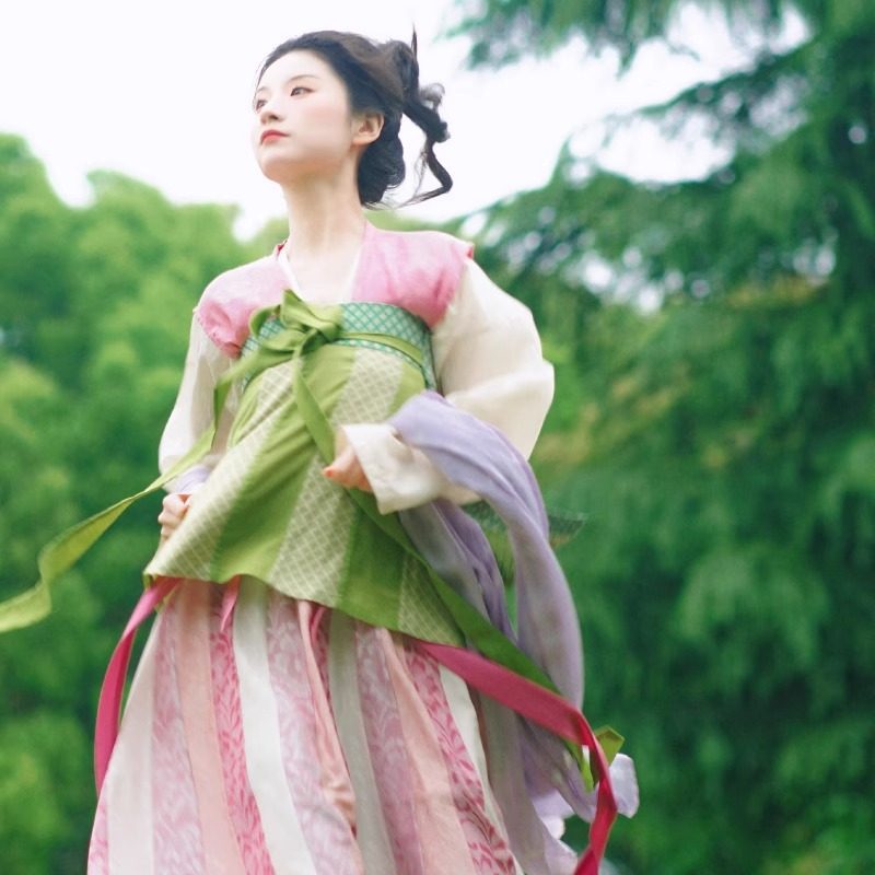 唐制汉服成人女破裙齐胸唐衫春夏