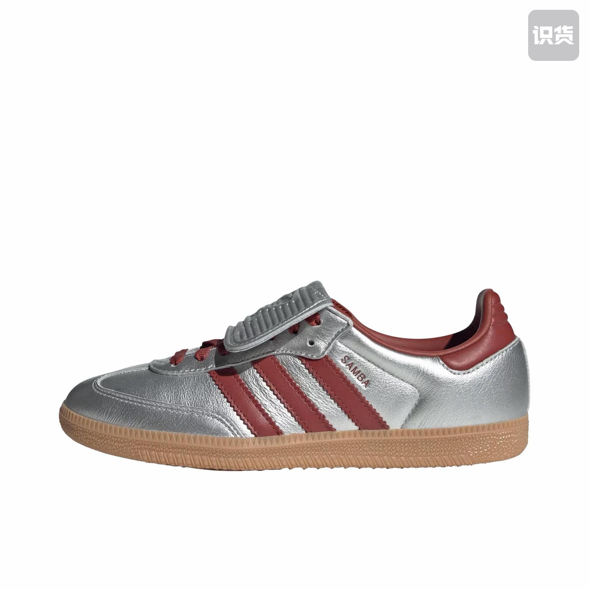 adidas originals Samba LT W 女款 银色红色JH5707黄