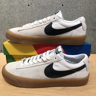 耐磨防滑减震DC7695 Blazer gt低帮滑板鞋 100黄 pro Nike