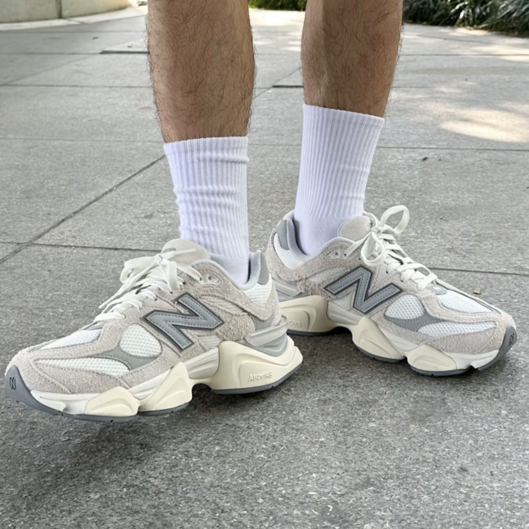 New Balance 9060 绒面革 舒适减震网面透气防滑耐磨跑鞋U9060HSC