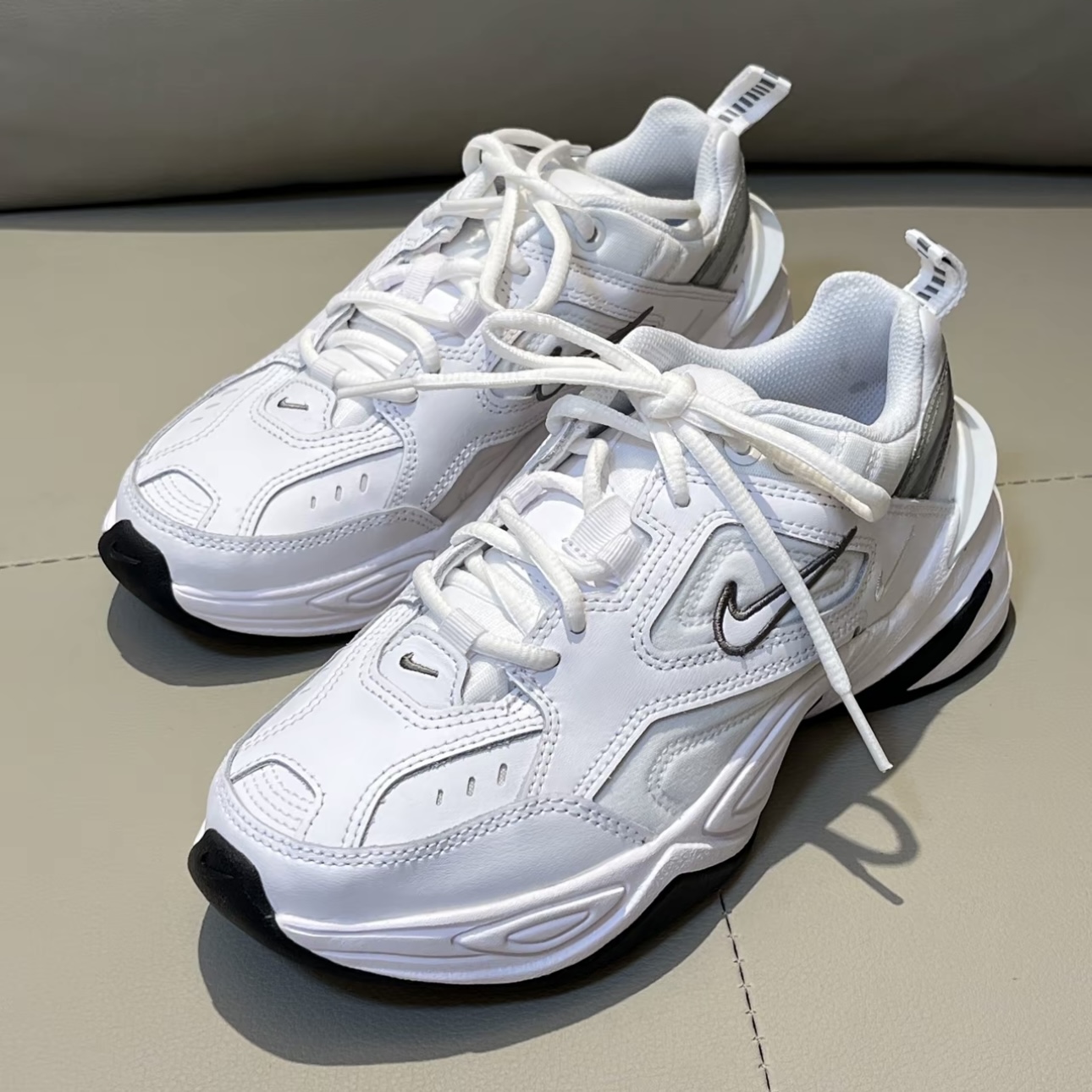 Nike M2K Tekno 舒适透气 厚底耐磨缓震运动老爹鞋BQ3378-100黄