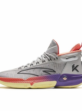 安踏 KT9 汤普森 氮科技稳定支撑防滑耐磨缓震篮球鞋112421101-4