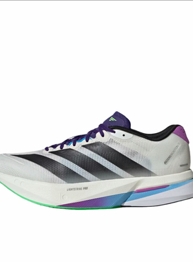 阿迪达斯Adizero Boston 13低帮跑步鞋男款黑色JS4946吴