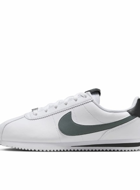 Nike Cortez 低帮 儿童休闲鞋 白色 青少年DM0950-106黄