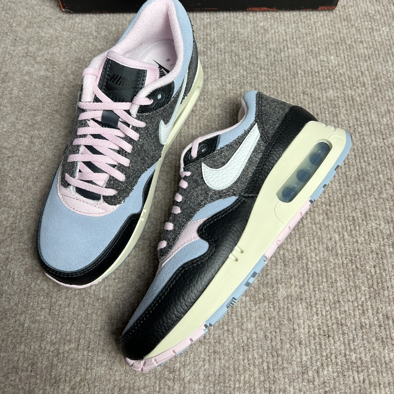Nike Air Max 1气垫缓震透气轻便复古运动舒适跑鞋FB9647-001