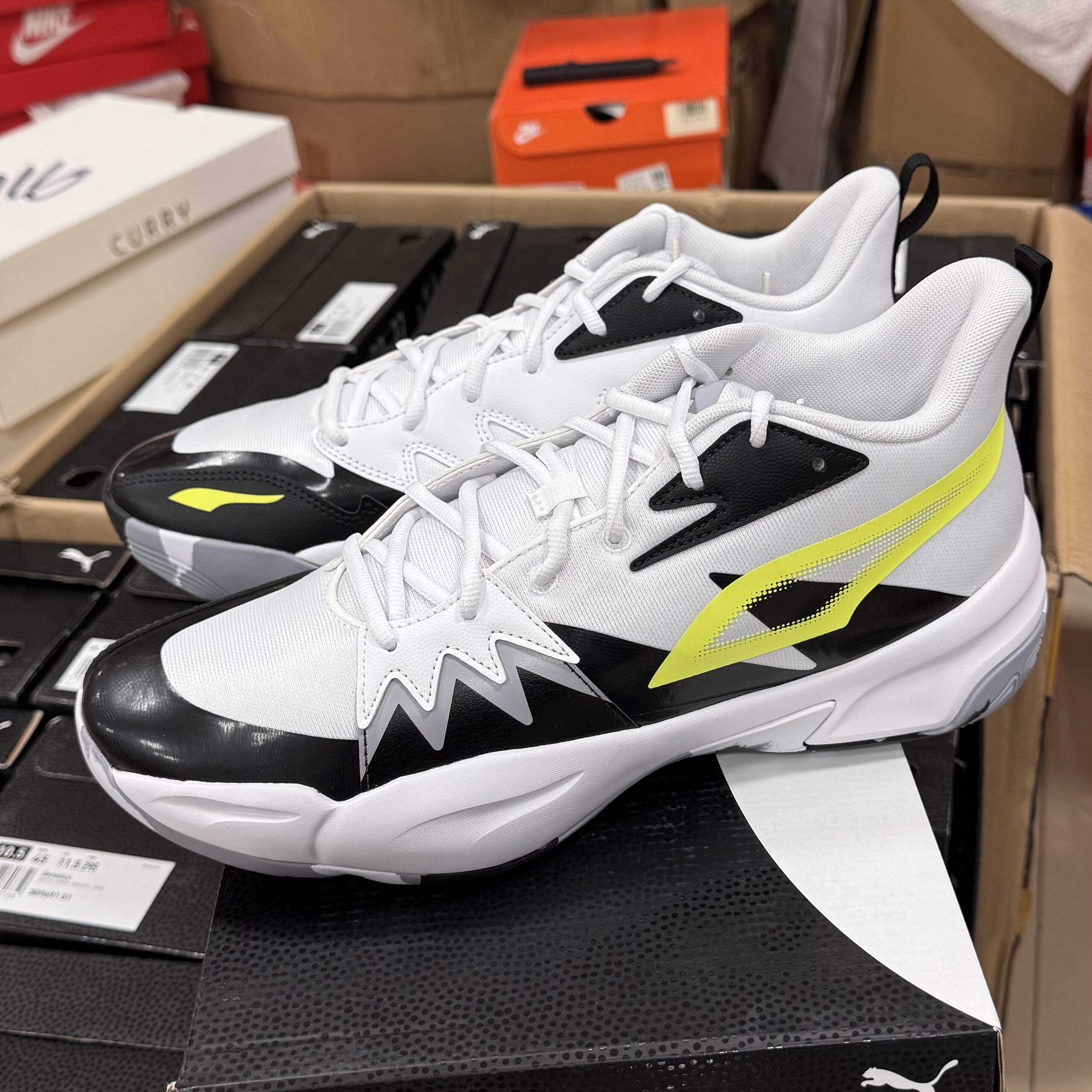 Puma/彪马 Genetics 舒适简约 防滑耐磨 缓震篮球鞋309691-01