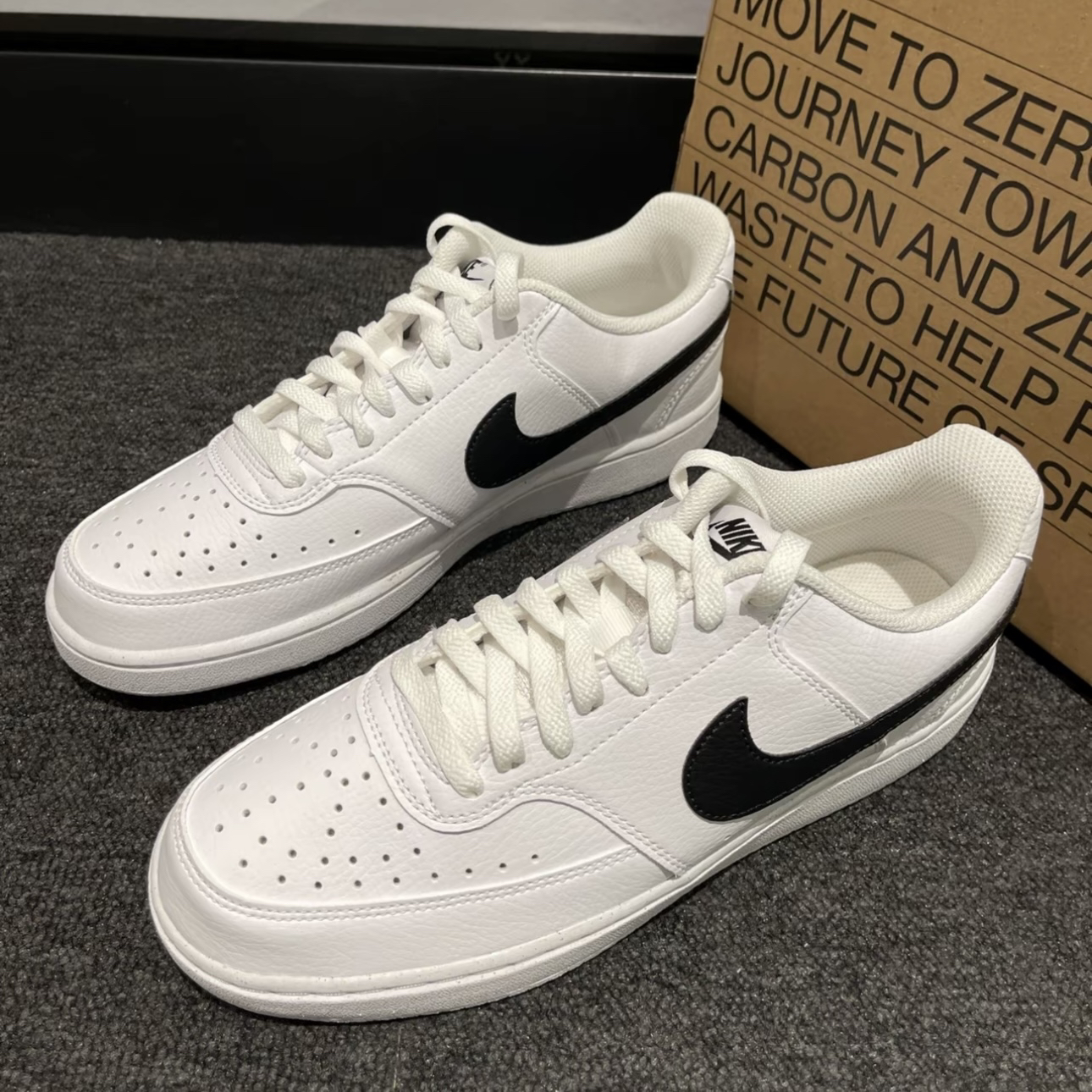 Nike Court Vision Low Next Nature 复古缓震 板鞋DH2987-101吴