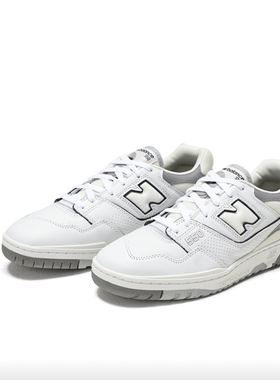 New Balance 550 复古 舒适百搭 减震透气防滑耐磨运动鞋BB550PWA