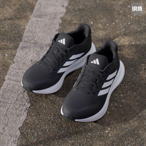 adidas RUNFALCON 5轻便缓震回弹网面透气防滑耐磨跑鞋IH7758